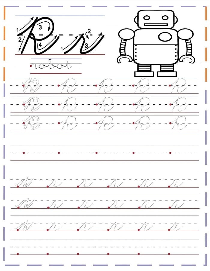Printable Letter R Tracing Handwriting Free Download And Print For You Printable Letter R Tracing Handwriting Free Download And Print For You
