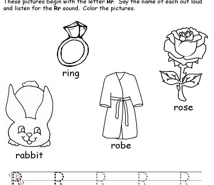 Printable Letter R Tracing Page Free Download And Print For You
