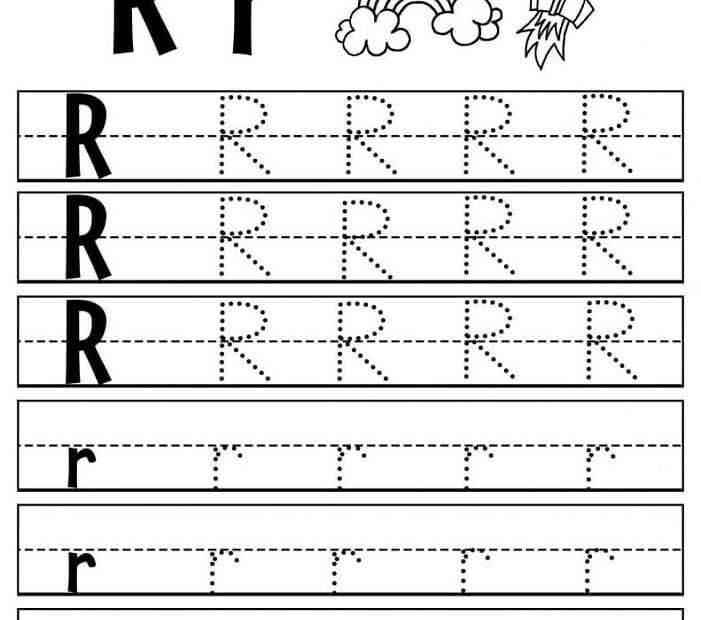 Printable Letter R Tracing Sheet Free Download And Print For You