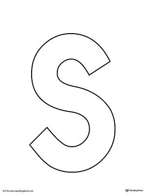 Printable Letter S Template Printable Letter S Template Is So Famous 