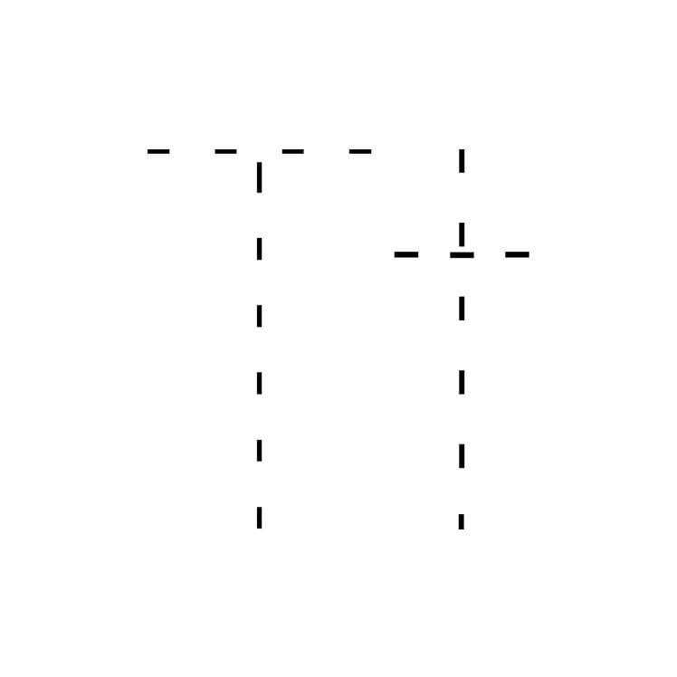 printable letter t tracing