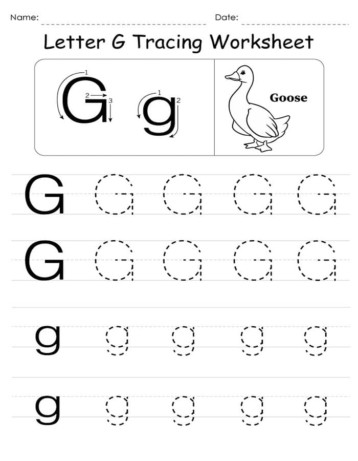 Printable Letter Tracing Letter G Free Download And Print For You Printable Letter Tracing Letter G Free Download And Print For You