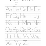 Printable Letter Tracing Letter Tracing Worksheets Printable Letter Tracing Letter Tracing Worksheets