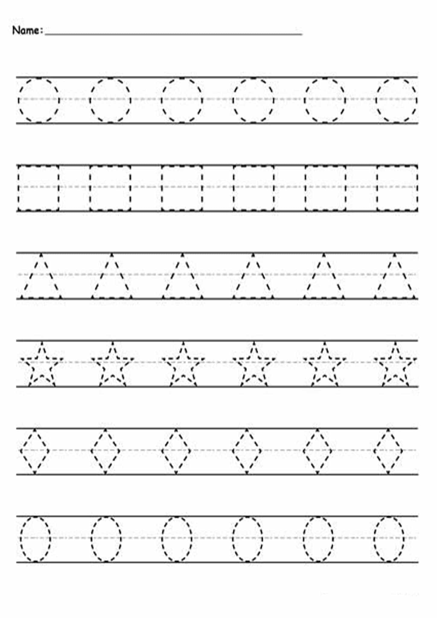 Printable Line Tracing Sheets Printable Line Tracing Sheets