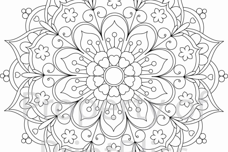 Printable Mandala Colouring Pages For Adults Askworksheet