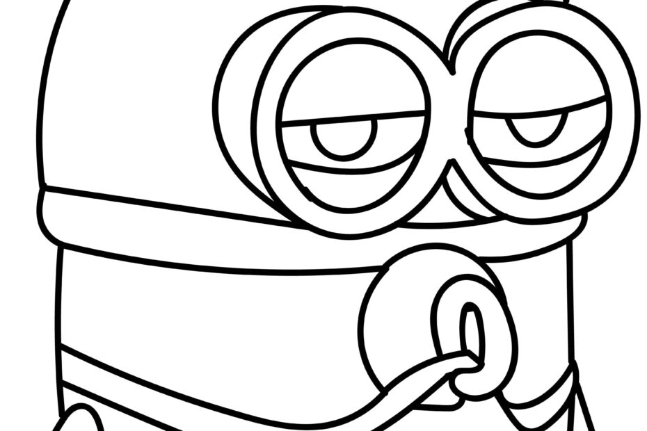 Printable Minion Coloring Sheets Free Printable Templates