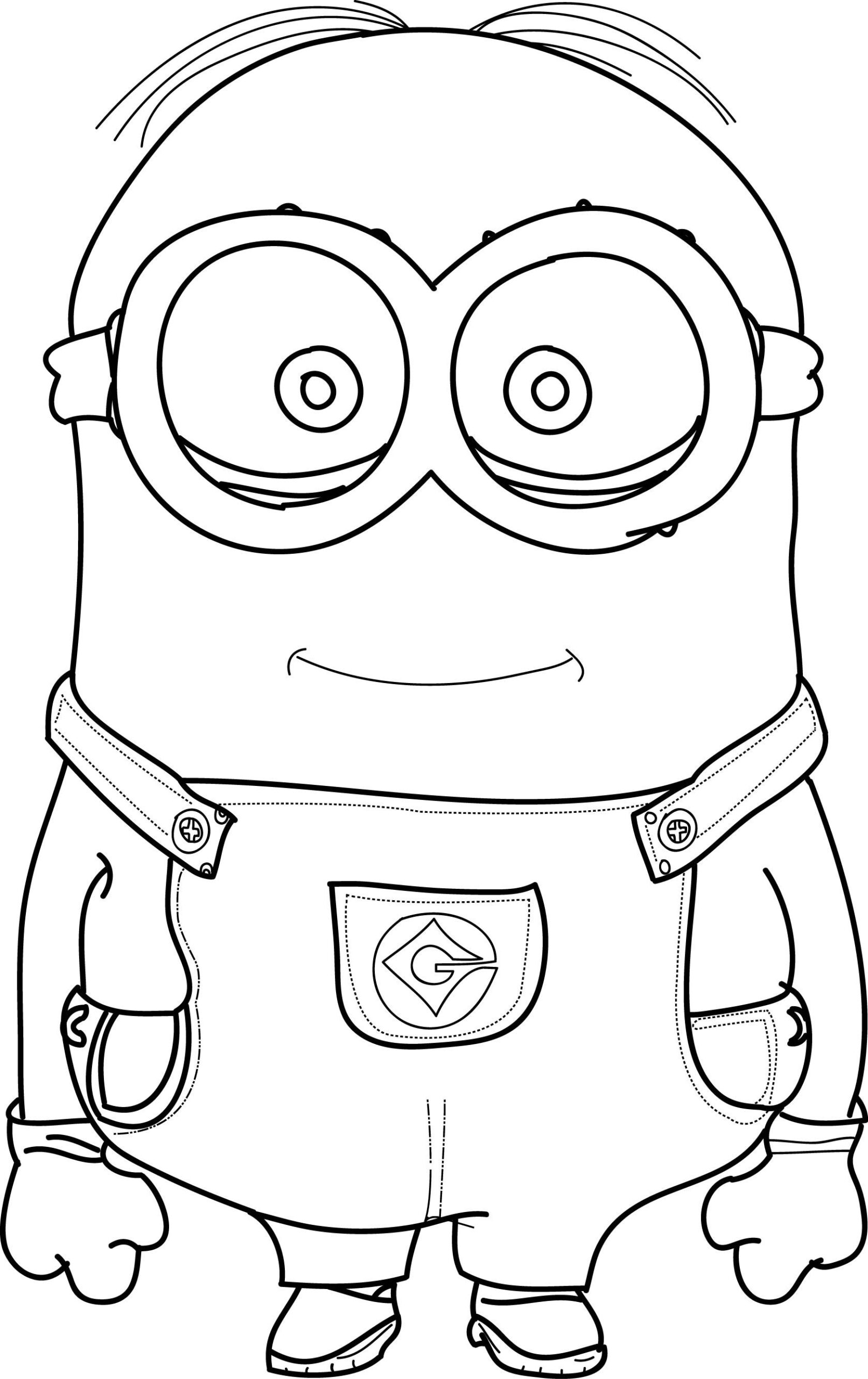 minion coloring sheets printable