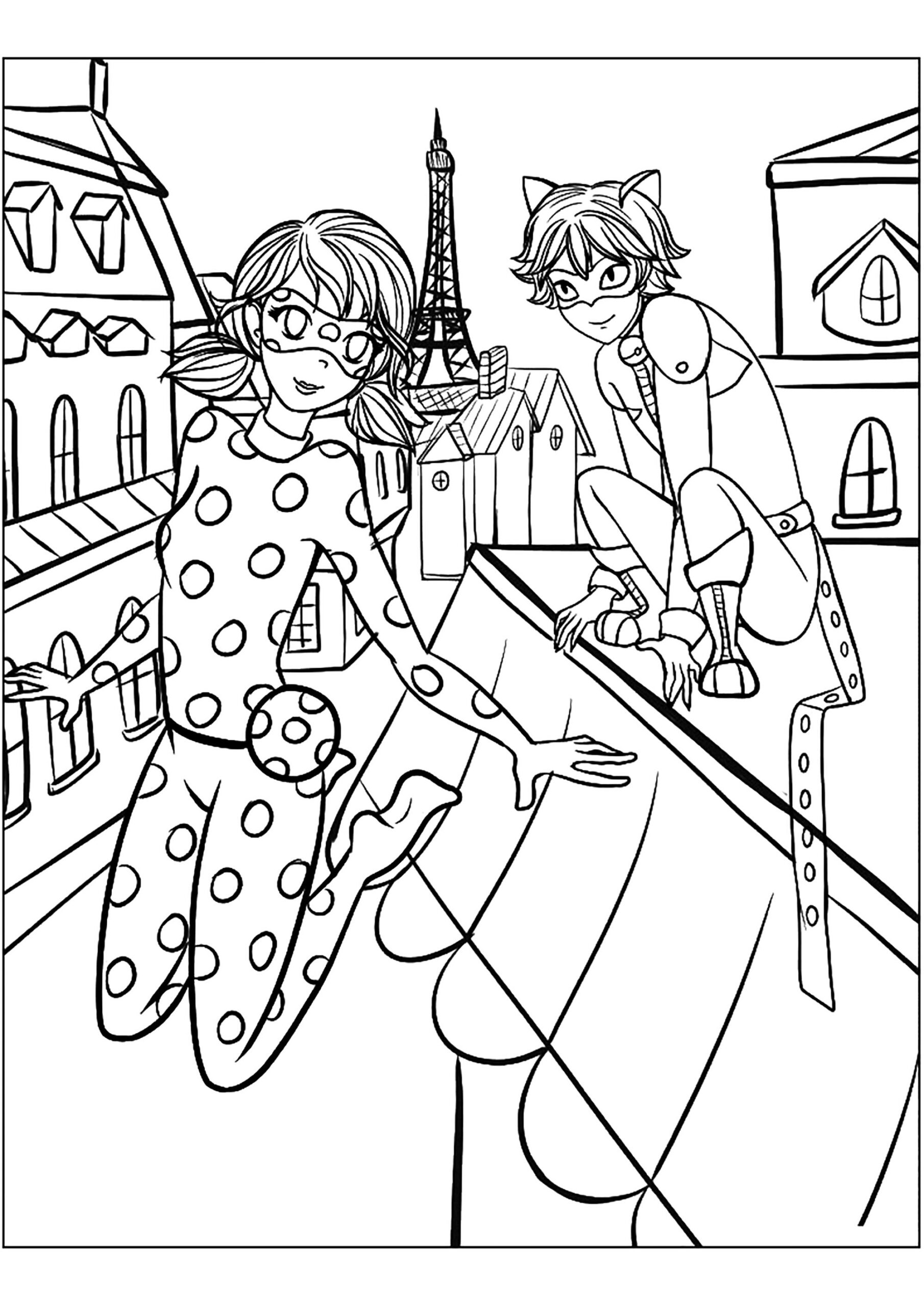 Printable Miraculous Ladybug Coloring Pages Printable Miraculous Ladybug Coloring Pages