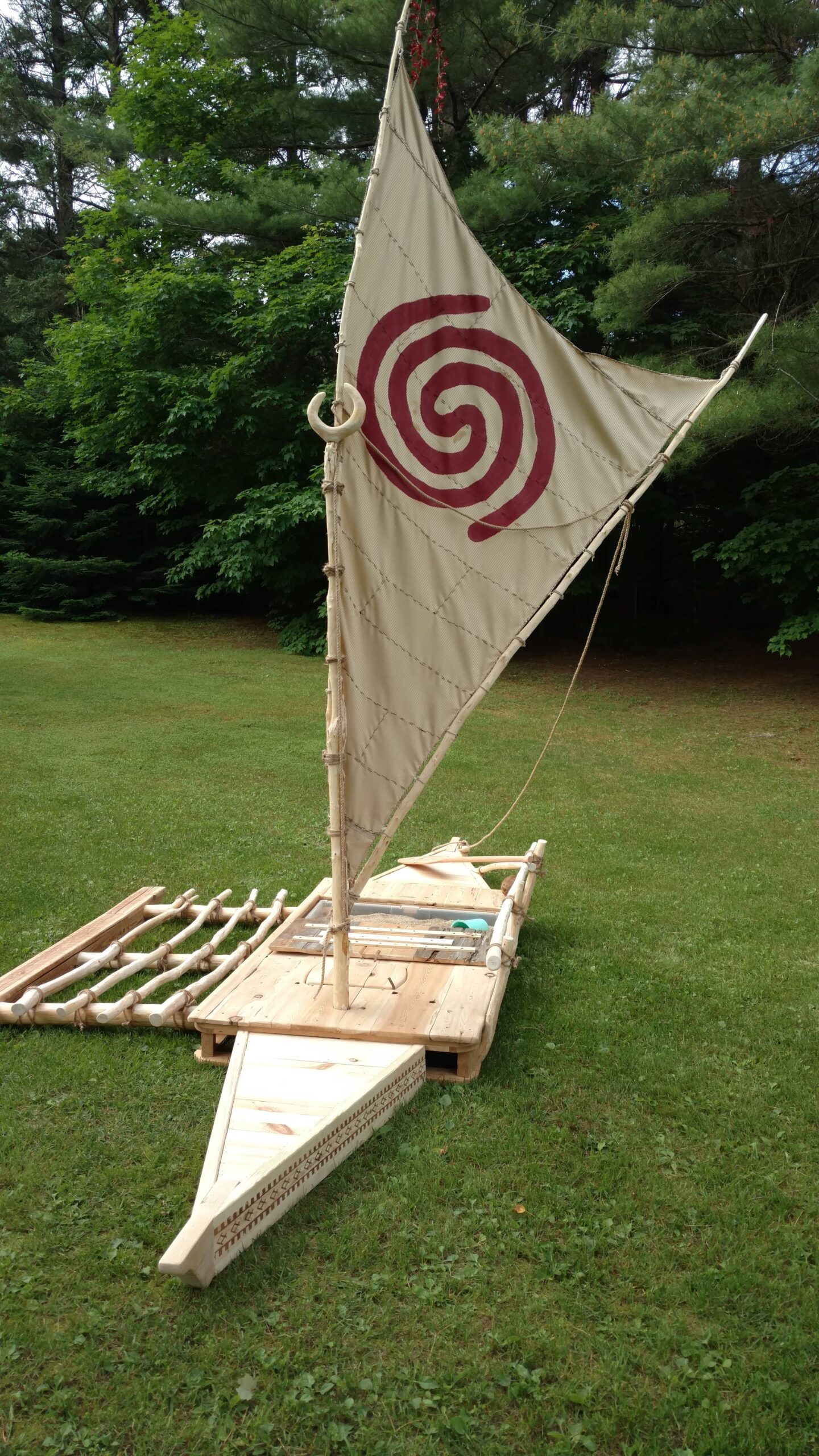 Printable Moana Boat Flag Printable Moana Boat Flag