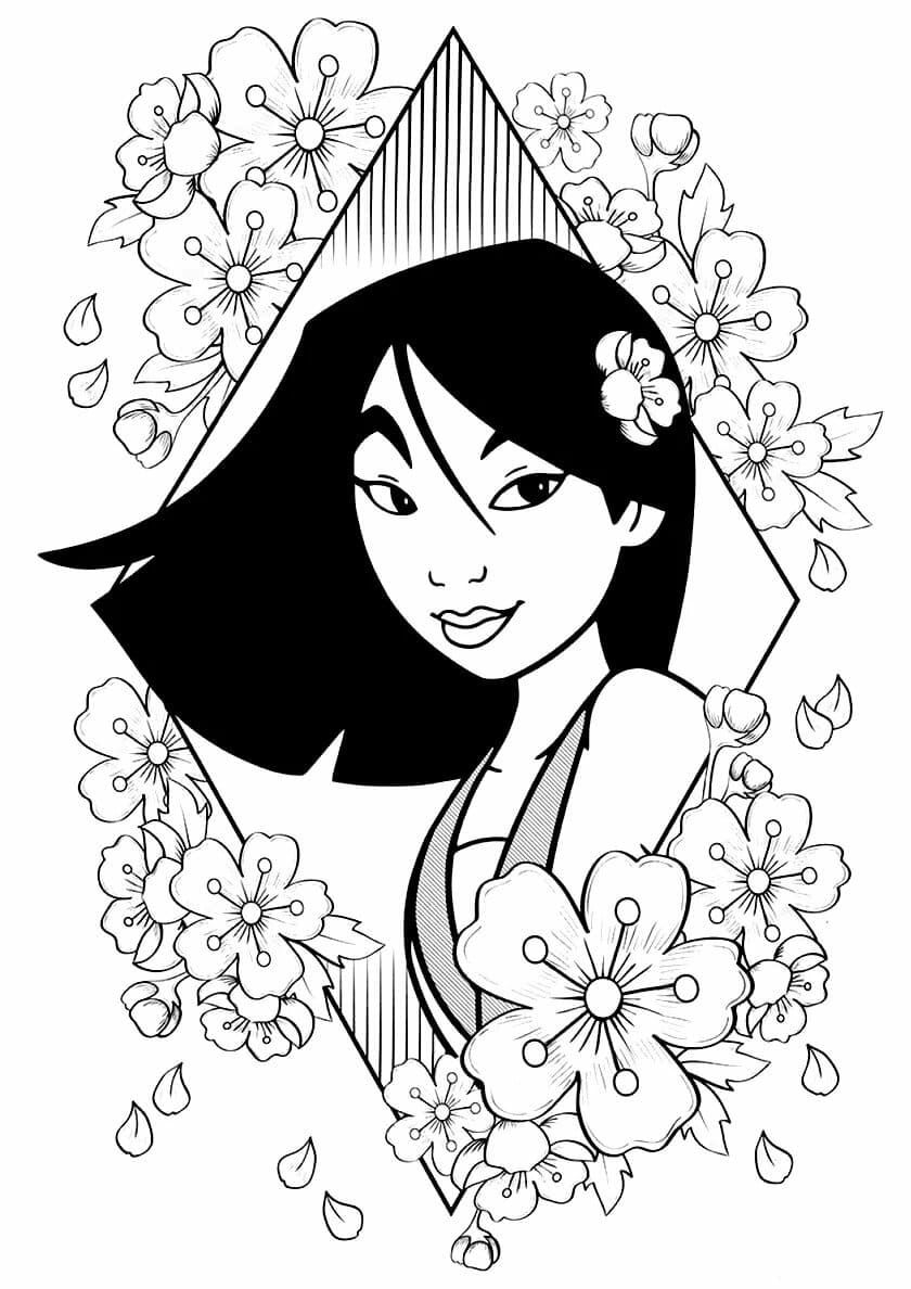 Coloring Pages of Mulan Coloring Pages of Mulan
