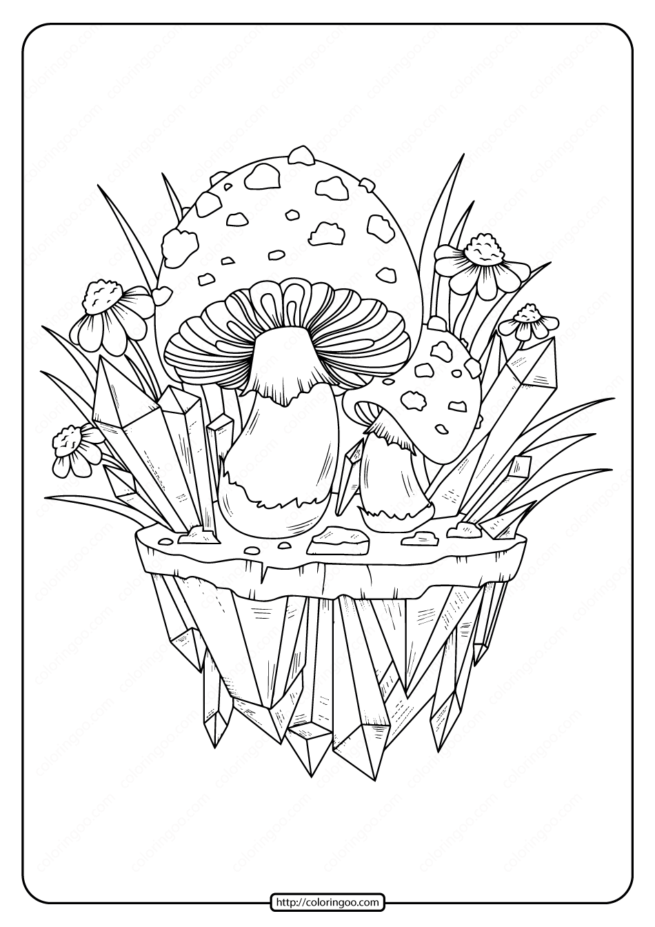 Printable Mushroom Coloring Pages Free Printable Templates Printable Mushroom Coloring Pages Free Printable Templates