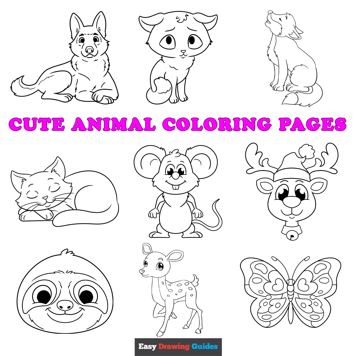 Printable Pictures Of Animals Easy Printable Pictures Of Cute Animal Printable Pictures Of Animals Easy Printable Pictures Of Cute Animal