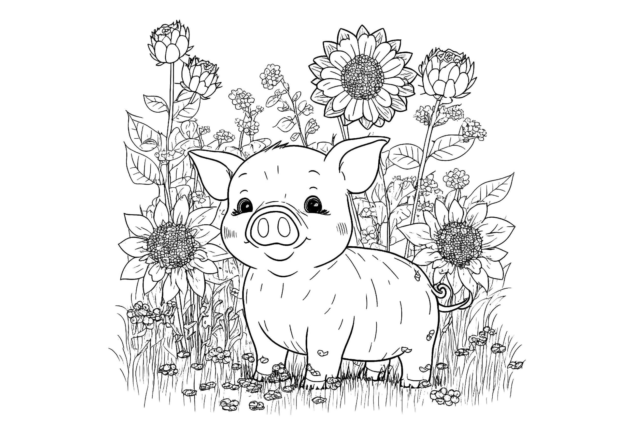 Printable Pig Pictures To Color And Print Infoupdate Printable Pig Pictures To Color And Print Infoupdate