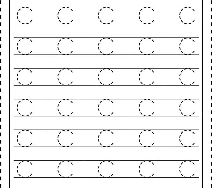 Printable Practice Tracing Letter C Free Download And Print For You