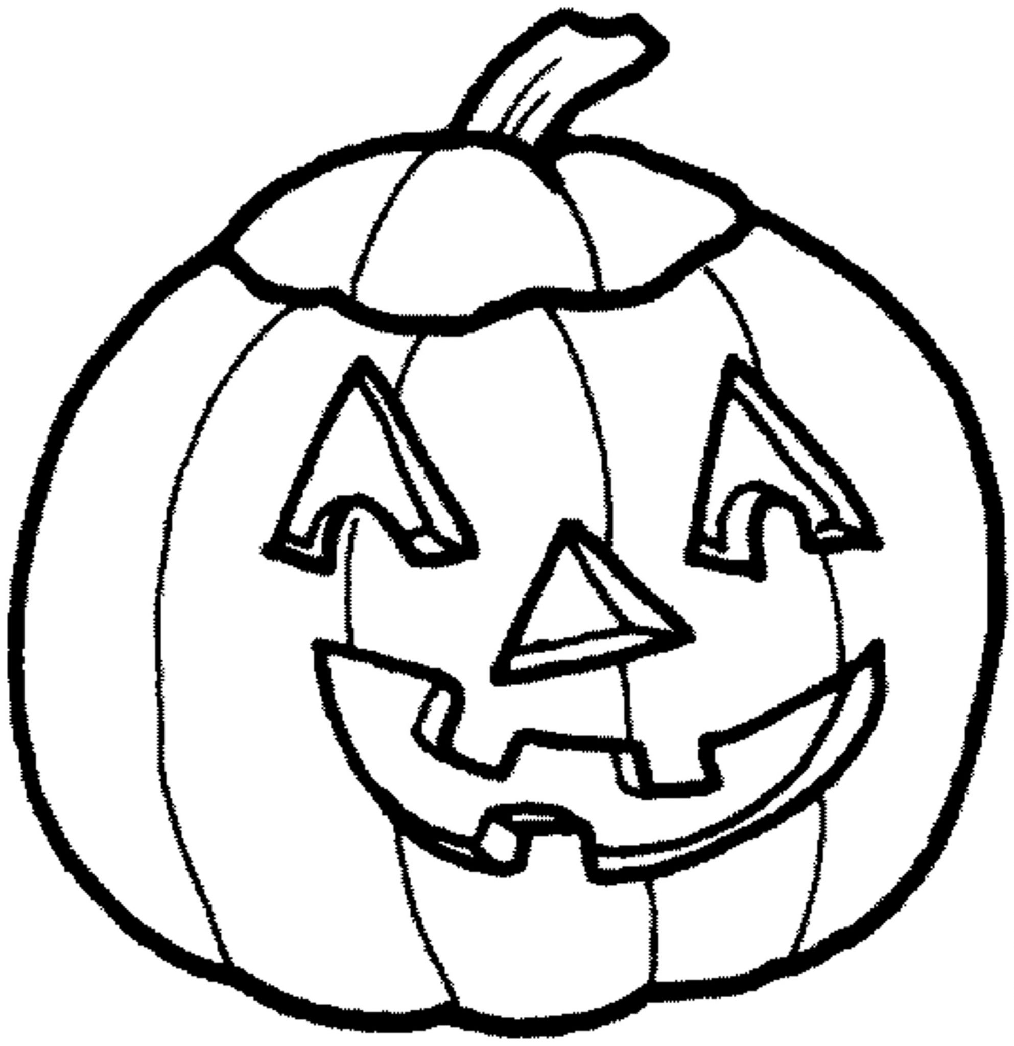 pumpkin coloring sheet