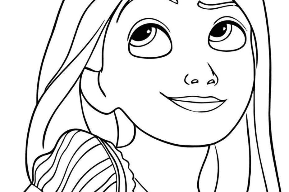 Printable Rapunzel Coloring Pages