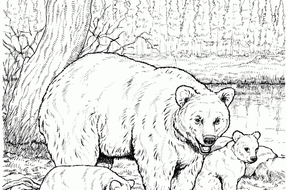 Printable Realistic Animal Coloring Pages