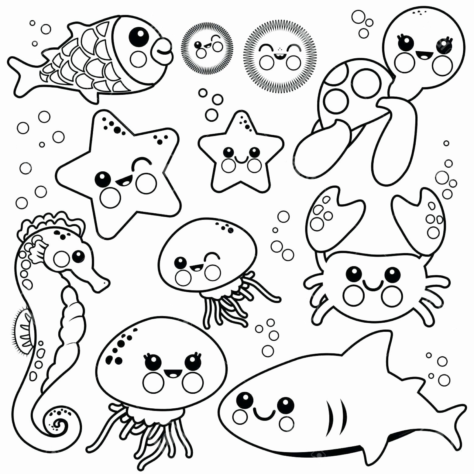 Printable Sea Animals Coloring Pages Printable Sea Animals Coloring Pages