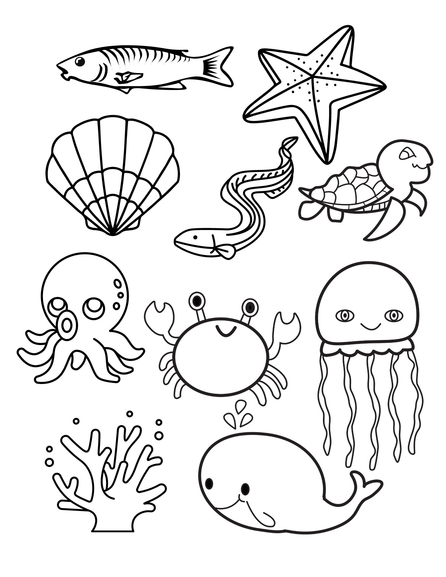 Printable Sea Creatures Prntbl concejomunicipaldechinu gov co Printable Sea Creatures Prntbl concejomunicipaldechinu gov co