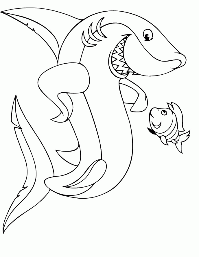 Printable Shark Coloring Pages Coloring Home