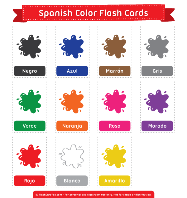color printable flash cards color printable flash cards