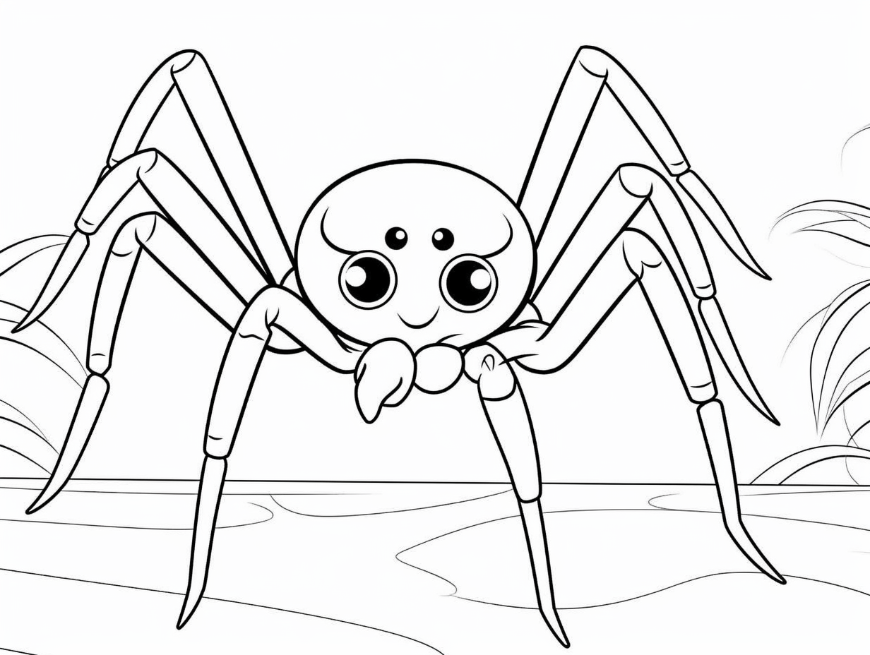 Printable Spider Coloring Page Coloring Page Printable Spider Coloring Page Coloring Page