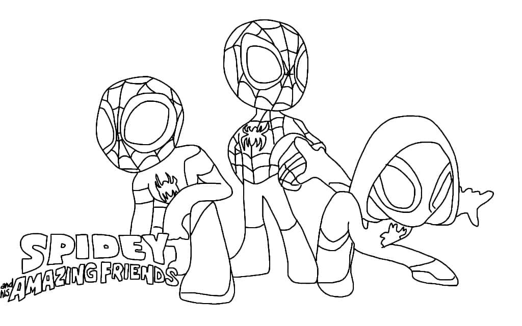 Printable Spidey And His Amazing Friends Coloring Page Download Printable Spidey And His Amazing Friends Coloring Page Download