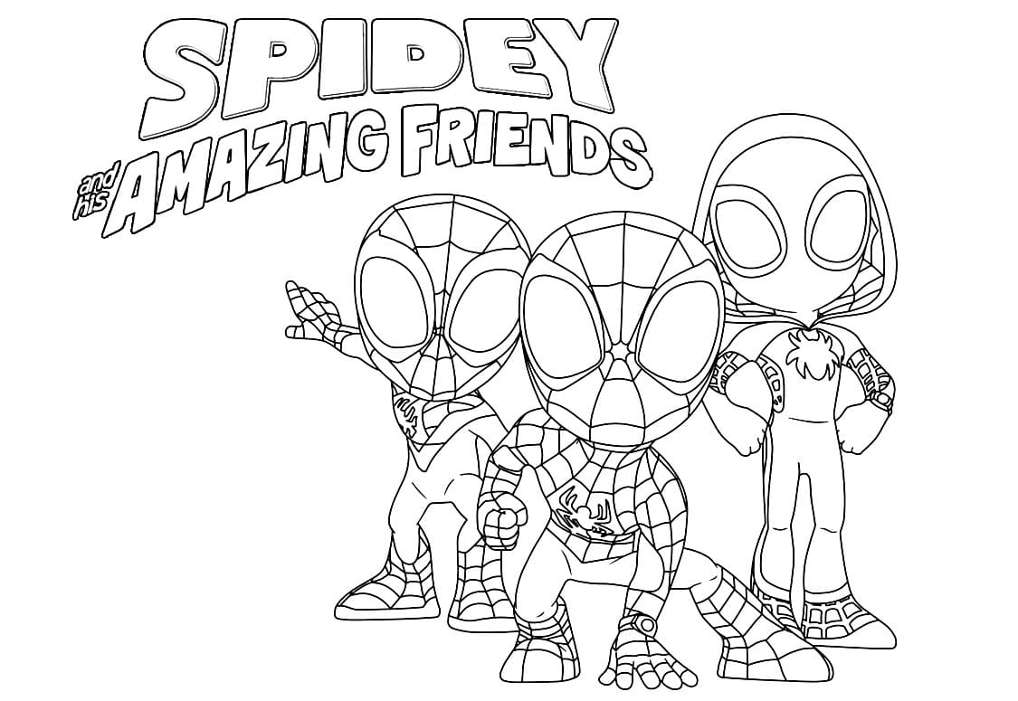 Printable Spidey And His Amazing Friends Coloring Page Free Printable Printable Spidey And His Amazing Friends Coloring Page Free Printable