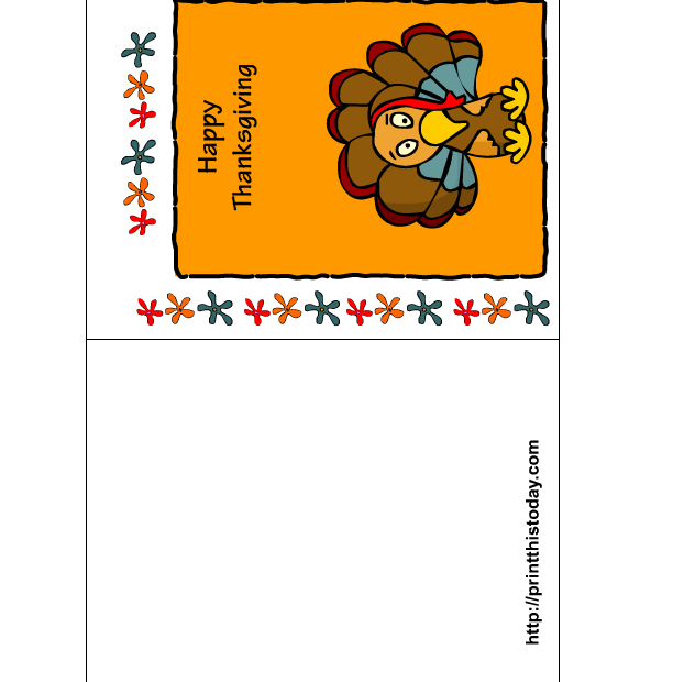 Printable Thanksgiving Postcards