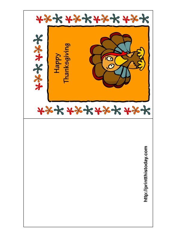 Printable Thanksgiving Postcards Printable Thanksgiving Postcards