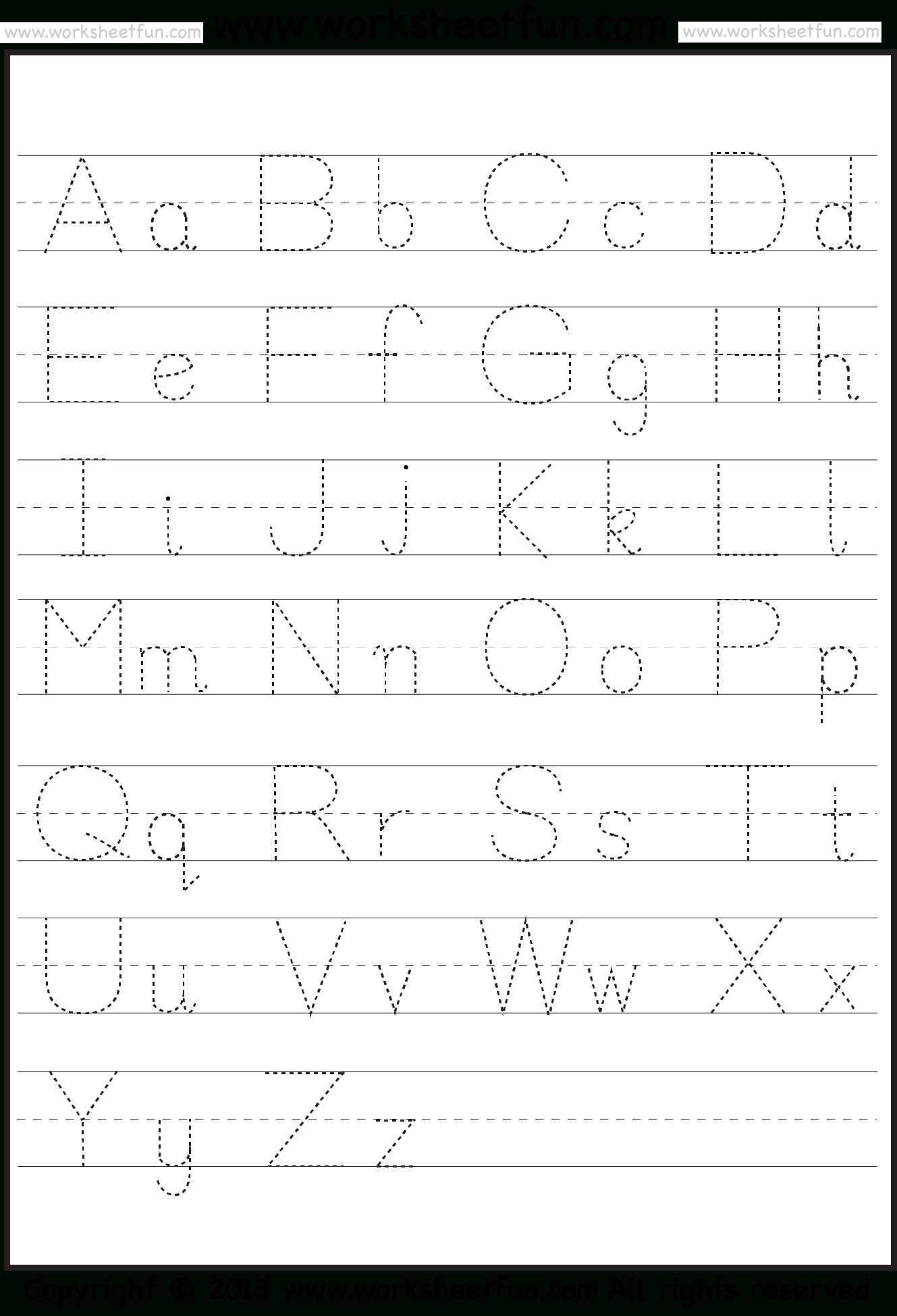 traceable letters printable free traceable letters printable free
