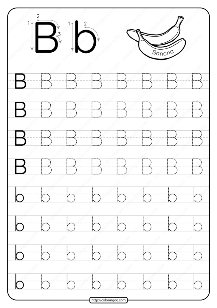 Printable Tracing Letter B Letter Tracing Worksheets Printable Tracing Letter B Letter Tracing Worksheets