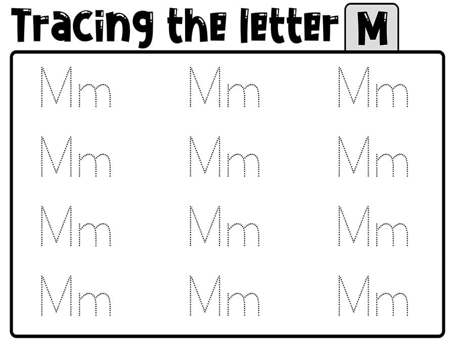 Printable Tracing Letter M Free Download And Print For You Printable Tracing Letter M Free Download And Print For You