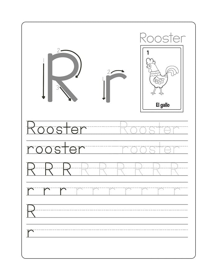 Printable Tracing Letter R Worksheets Free Download And Print For You Printable Tracing Letter R Worksheets Free Download And Print For You