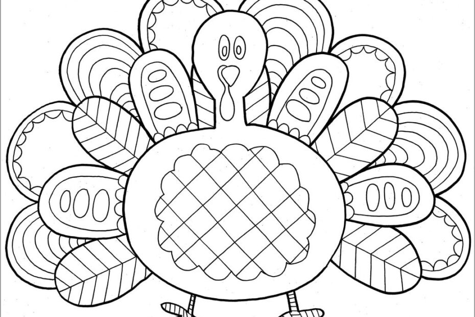 Printable Turkey Coloring Pages ColoringBay