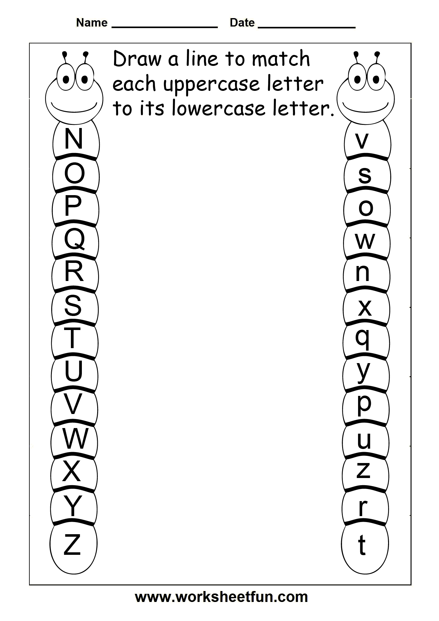 Printable Uppercase And Lowercase Letters Worksheets Printable Uppercase And Lowercase Letters Worksheets