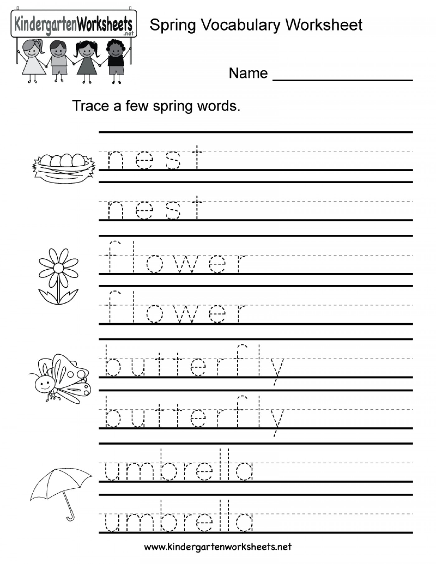 Printable Word Tracing Worksheets Printable Worksheets Printable Word Tracing Worksheets Printable Worksheets