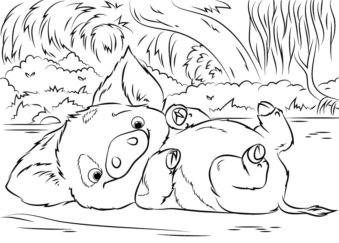 Pua Pig From Moana Coloring Page Free Printable Coloring Pages For Kids Pua Pig From Moana Coloring Page Free Printable Coloring Pages For Kids