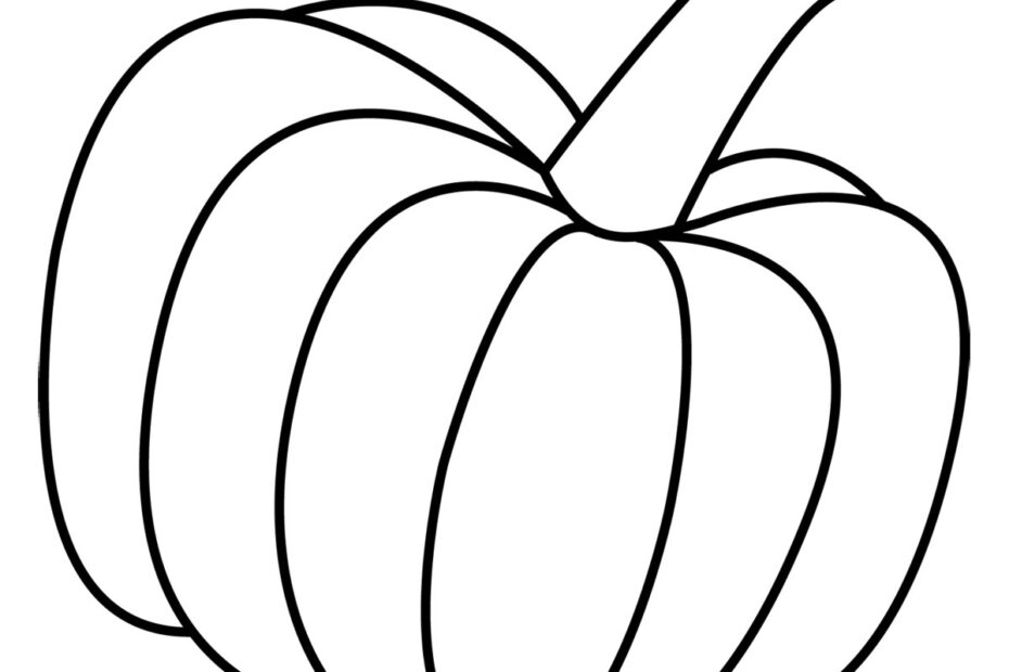 Pumpkin Shape Template Printable Free Free Printable