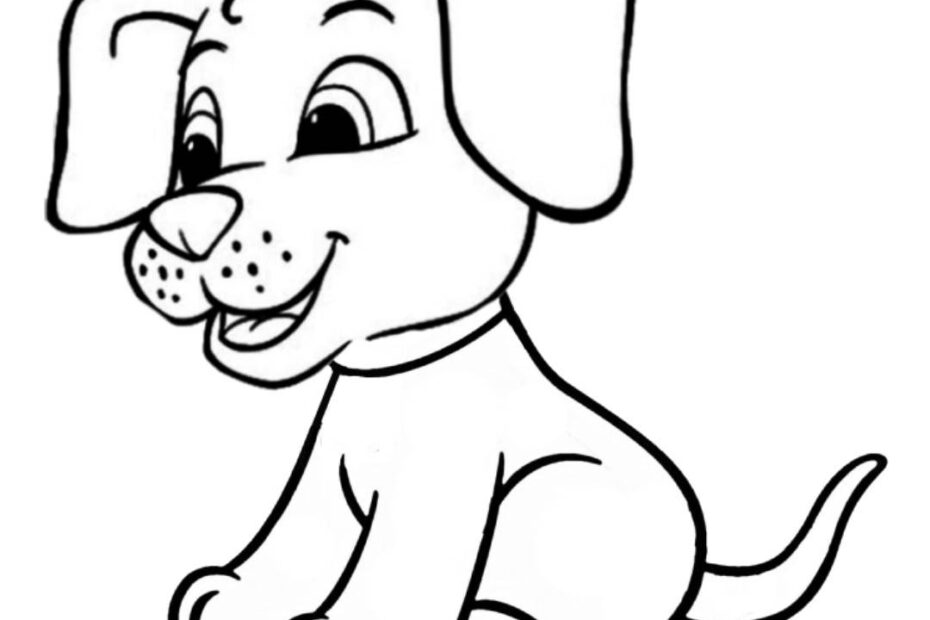 Puppy Coloring Pages Free Printable PDF