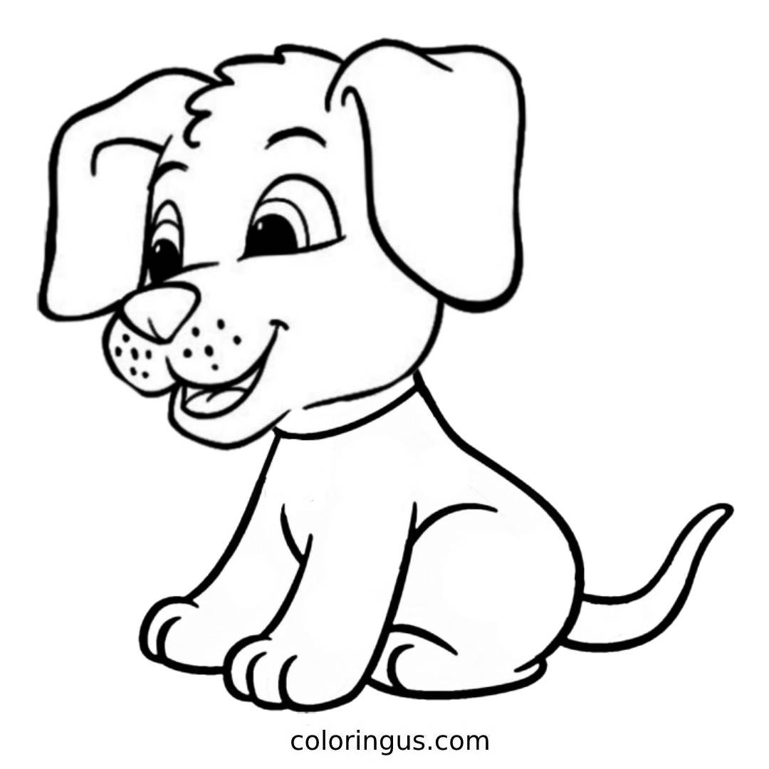 Puppy Coloring Pages Free Printable PDF 