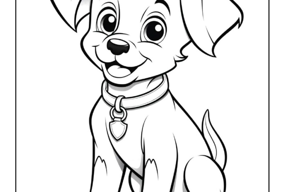 Puppy Coloring Pages World Of Printables