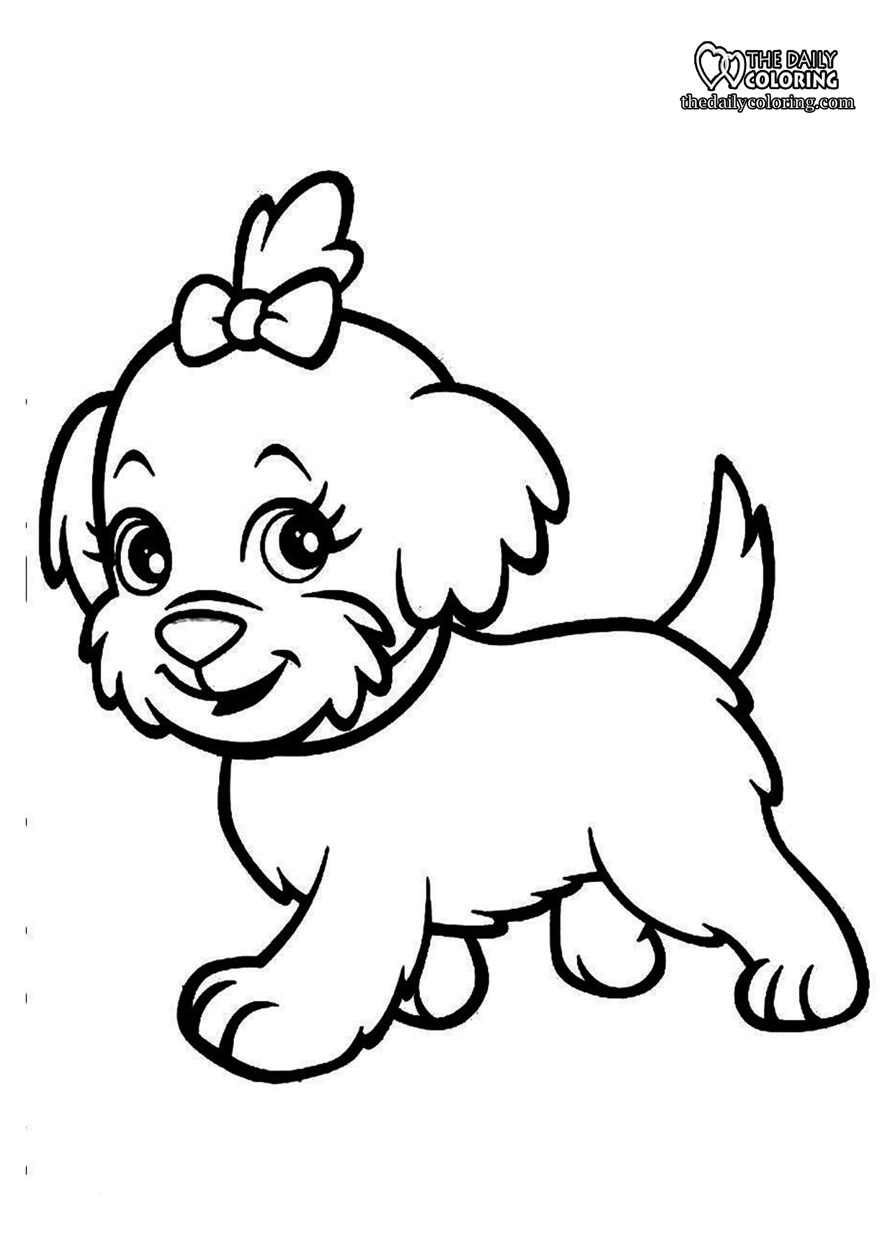 Puppy Coloring Sheets Radinriko Puppy Coloring Sheets Radinriko