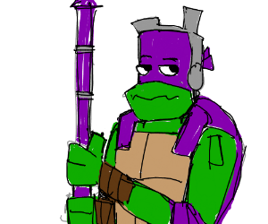 Purple Ninja Turtle Drawception
