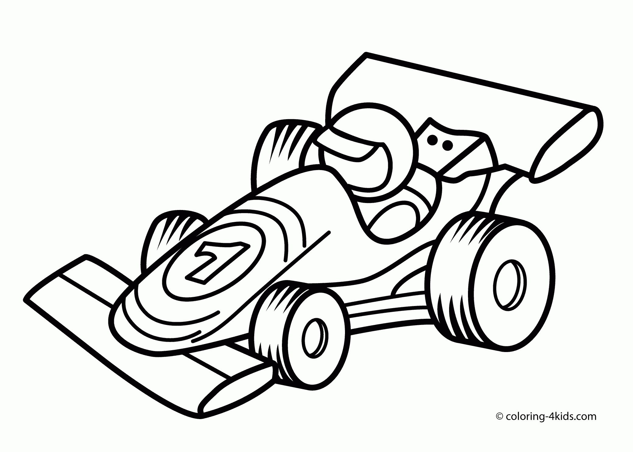 Race Car Printable Coloring Pages Race Car Printable Coloring Pages
