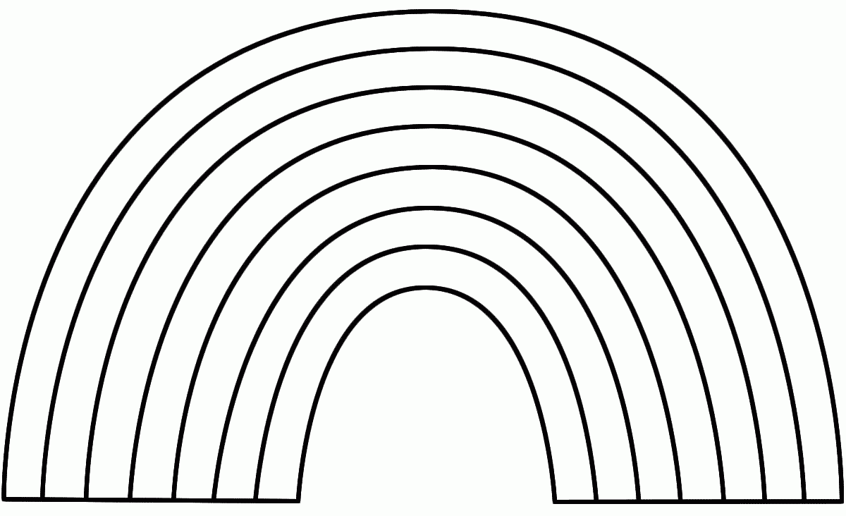 Rainbow Color Printable