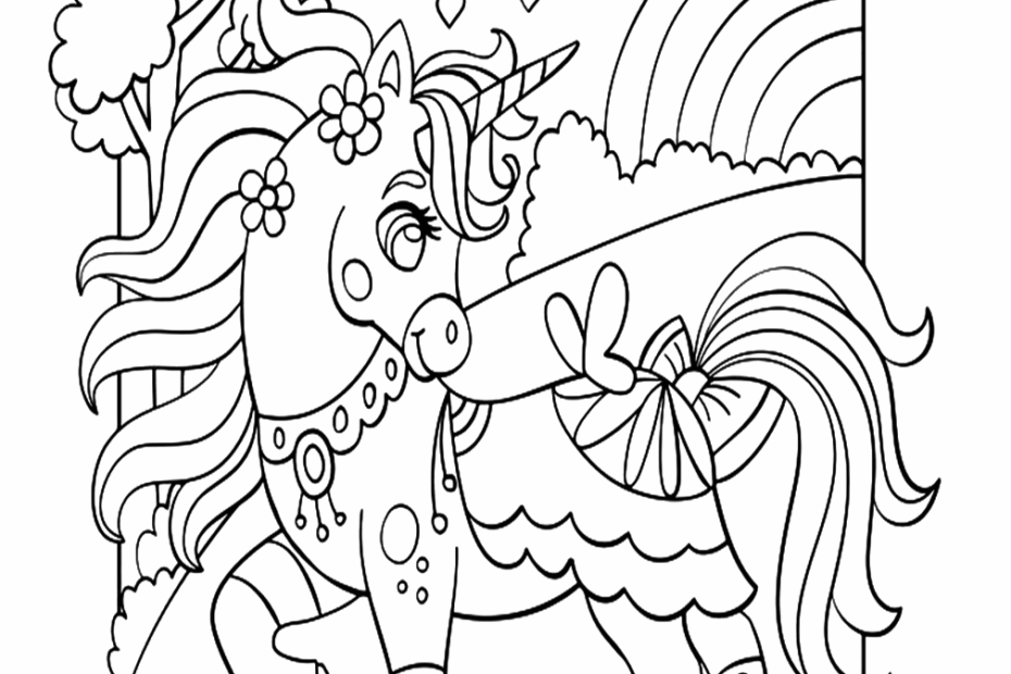Rainbow Coloring Printable Free Printable Coloring Pages