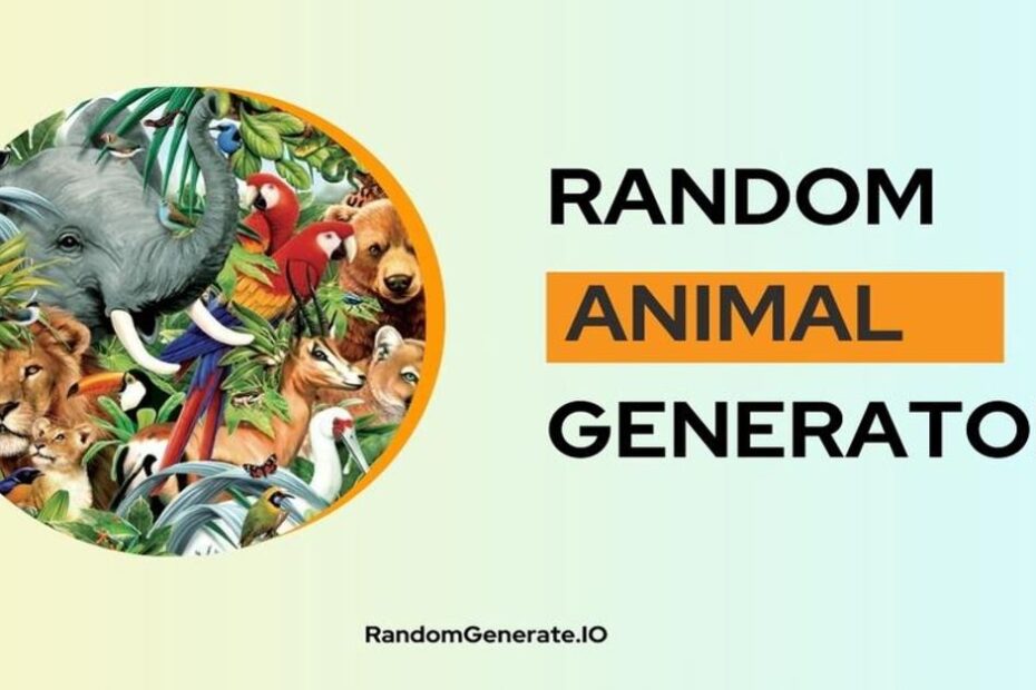 Random Animal Generator Pick A Random Animal