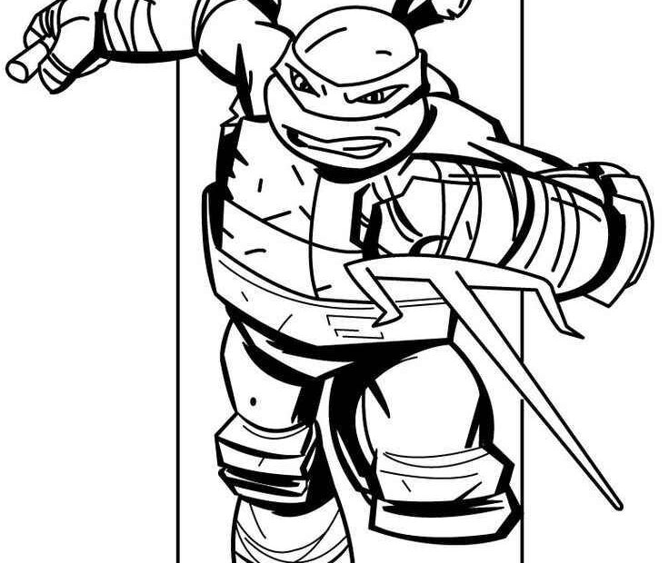 Raphael Ninja Turtle Coloring Pages At GetColorings Free