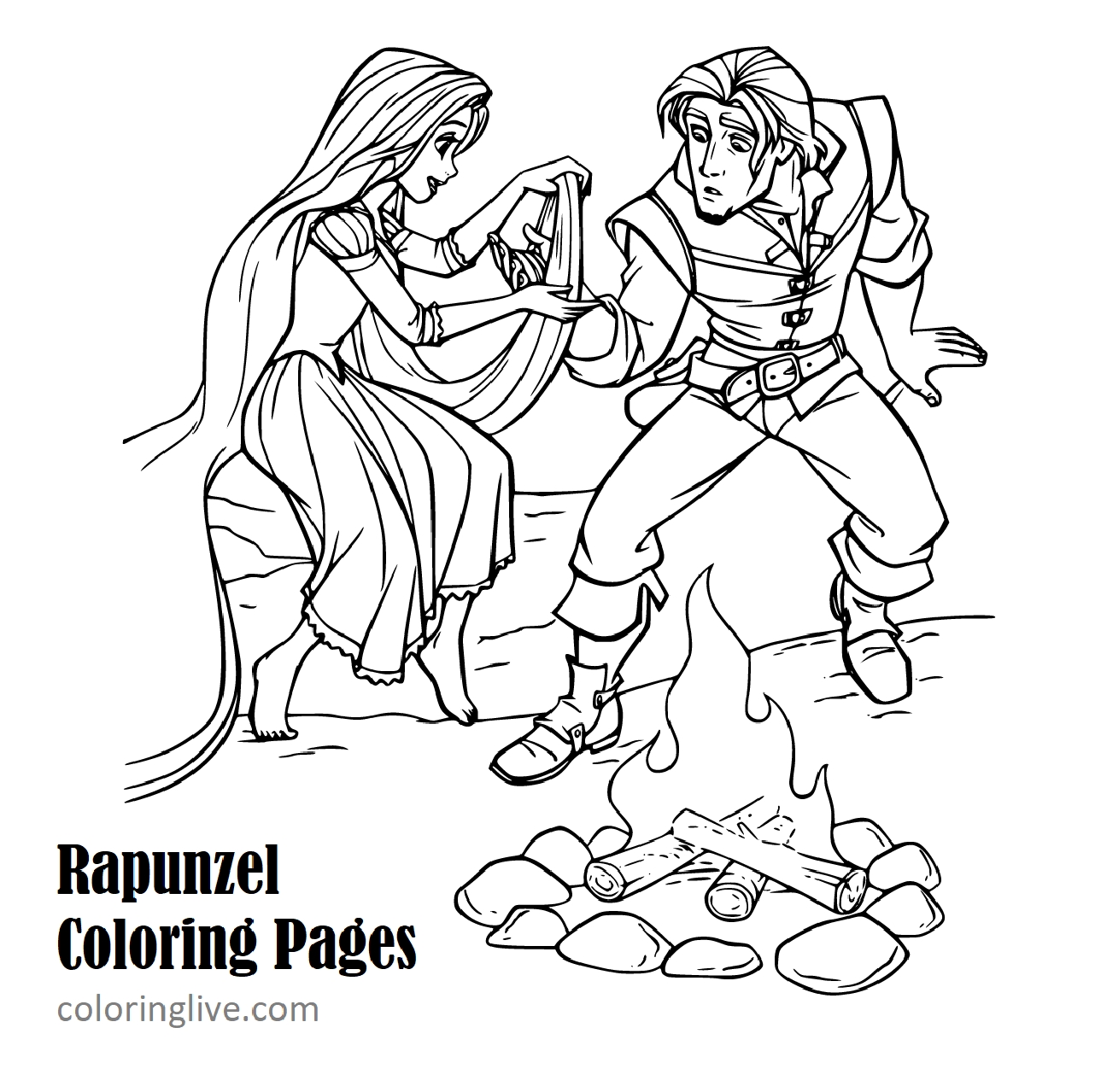 Rapunzel Coloring Pages Rapunzel Coloring Pages